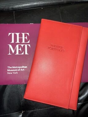 The Met Red Theater Portfolio Folder